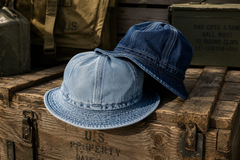 HOUSTON 入荷予定商品 “DENIM ARMY HAT “