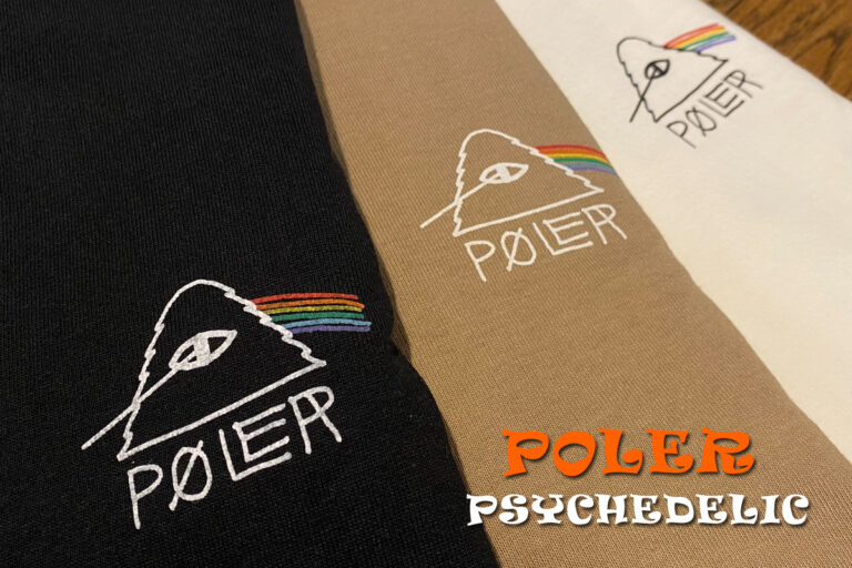POLER ”PSYCHEDELIC LOGO RELAX FIT L/S TEE”