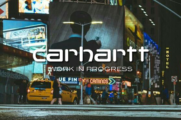 CARHARTT WIP ” HALF ZIP AMERICAN SCRIPT SWEATSHIRT  “