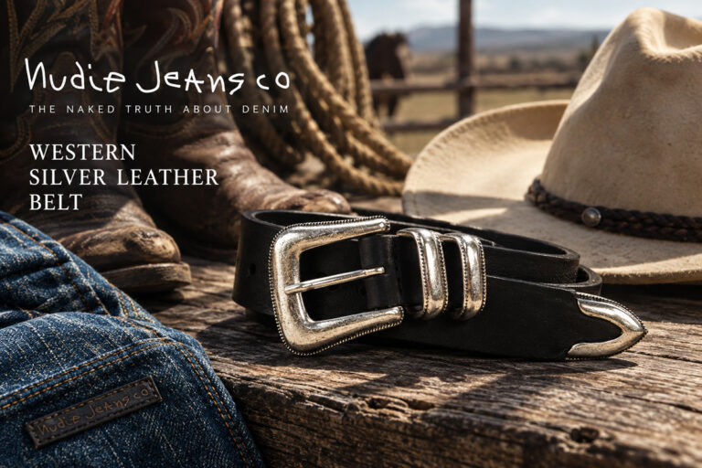 再入荷商品 NUDIE JEANS “WESTERN SILVER LEATHER BELT”
