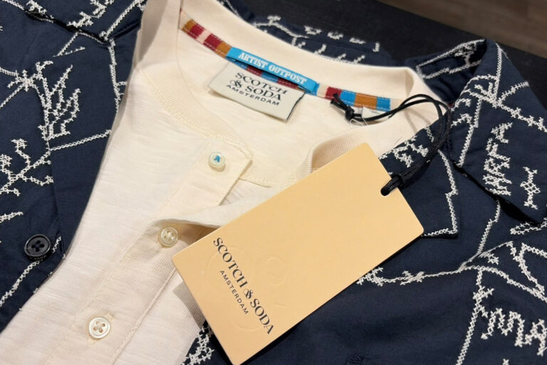 SCOTCH＆SODA　” HENLEY SLUB YARN REGULAR FIT LONG SLEEVED T-SHIRT”