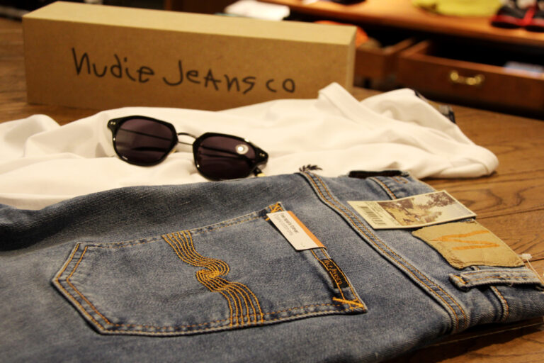 NUDIE JEANS “LEAN DEAN DENIM JEANS”