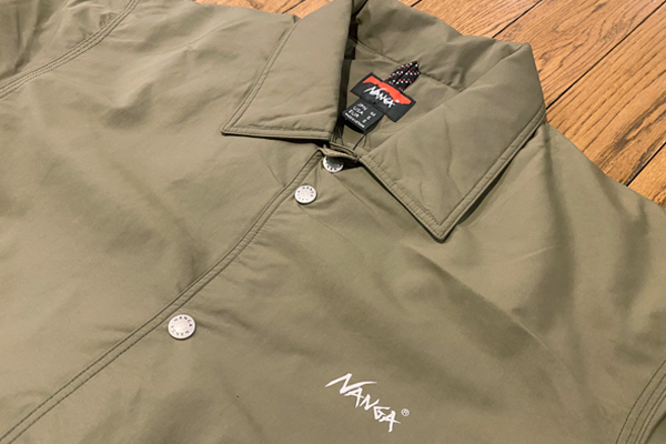 NANGA新作商品 “WARM COACH JACKET “