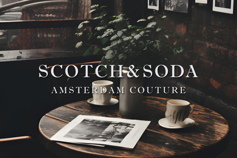 SCOTCH＆SODA　”CORE 3 CROSSES ESSENTIALS LOOSE FIT FRONT POCKET T-SHIRT”